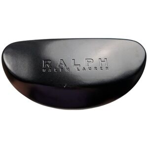 Ralph Lauren Large Hard Clam Shell Eyeglasses Sunglasses Case Black
